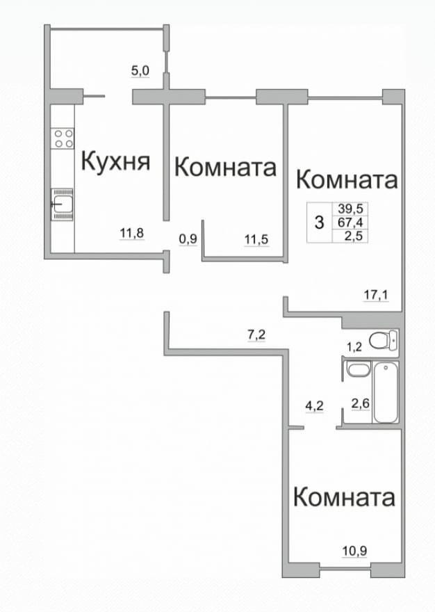 Купить Трехкомнатную Квартиру На Улице Псковская