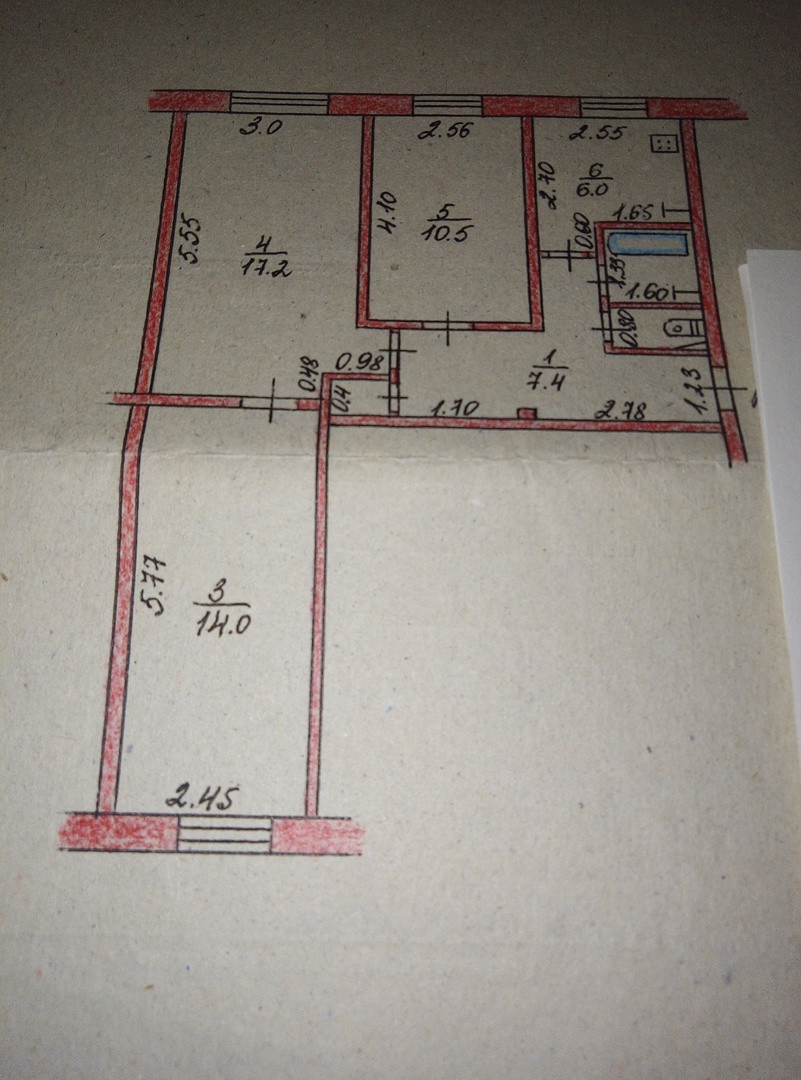 Купить 3-комнатную квартиру, 58.8 м² по адресу Новгородская область,  Окуловка, улица Николая Николаева, 55к2, 1 этаж за 1 800 000 руб. в Домклик  — поиск, проверка, безопасная сделка с жильем в офисе Сбербанка.