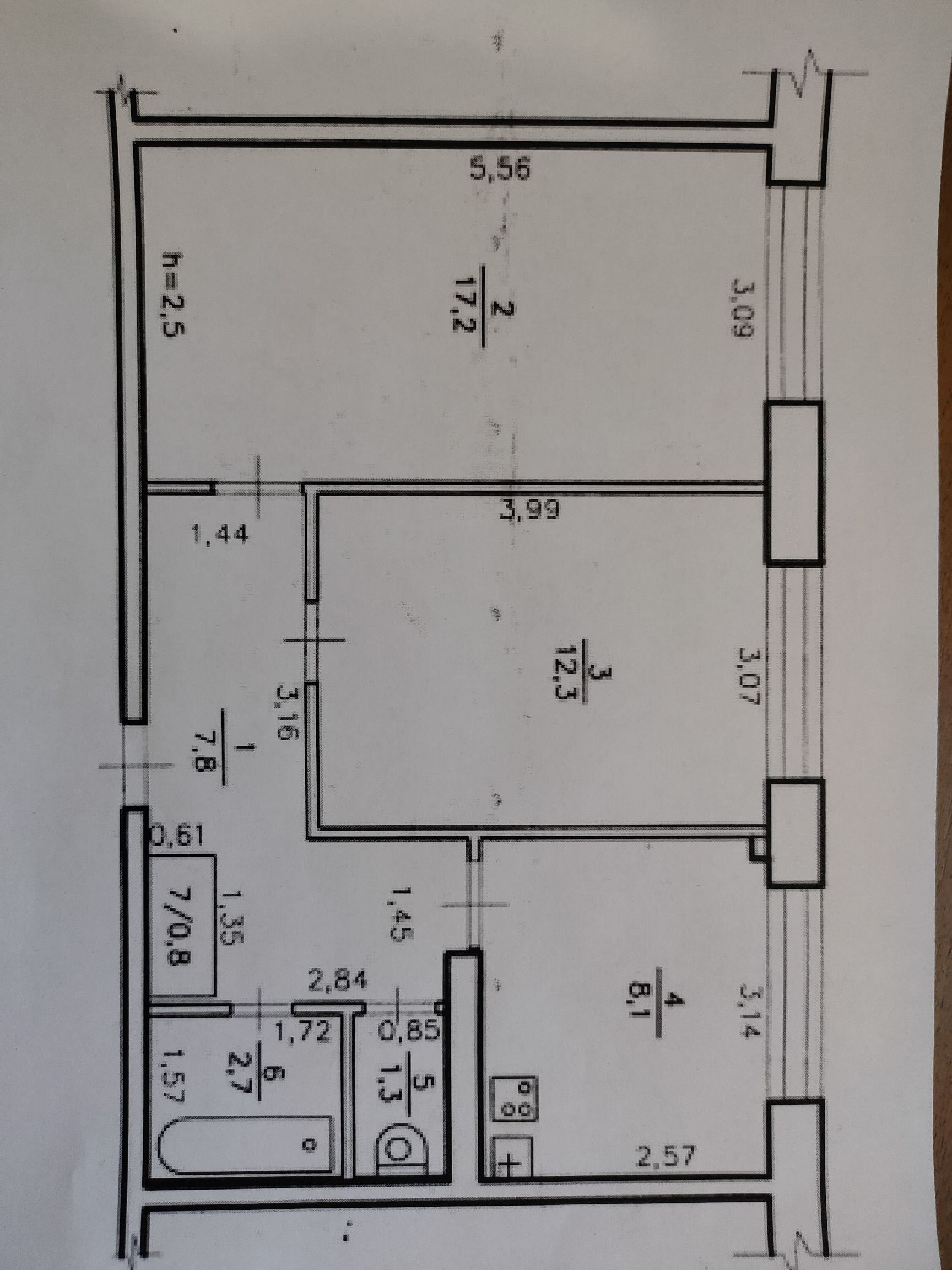 Купить 2-комнатную квартиру, 50.2 м² по адресу Забайкальский край,  Краснокаменск, 4-й микрорайон, 402, 4 этаж за 2 400 000 руб. в Домклик —  поиск, проверка, безопасная сделка с жильем в офисе Сбербанка.