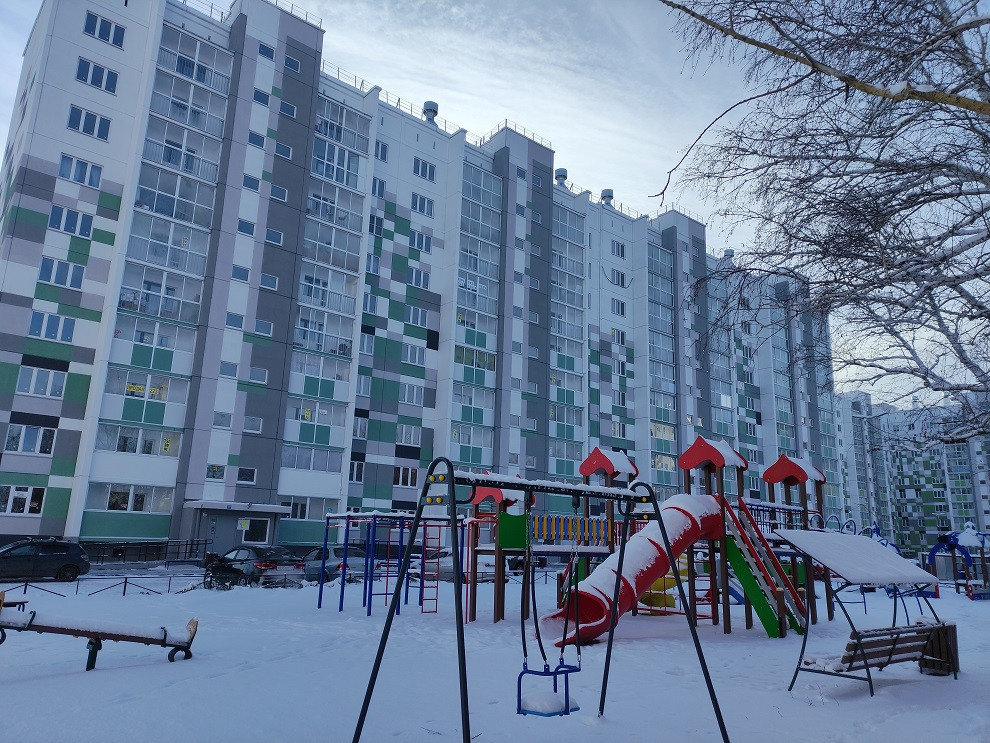 Купить 2-комнатную квартиру, 43 м² по адресу Челябинск, улица Бейвеля, 77, 6 эта