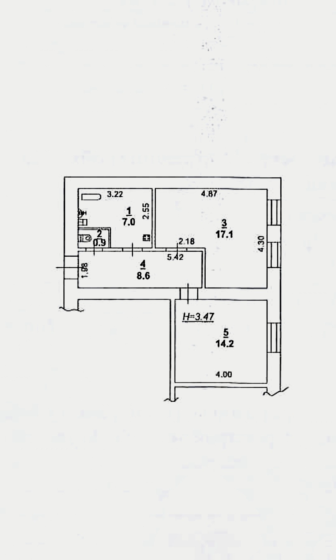 Купить 2-комнатную квартиру, 50 м² по адресу Ростов-на-Дону ...