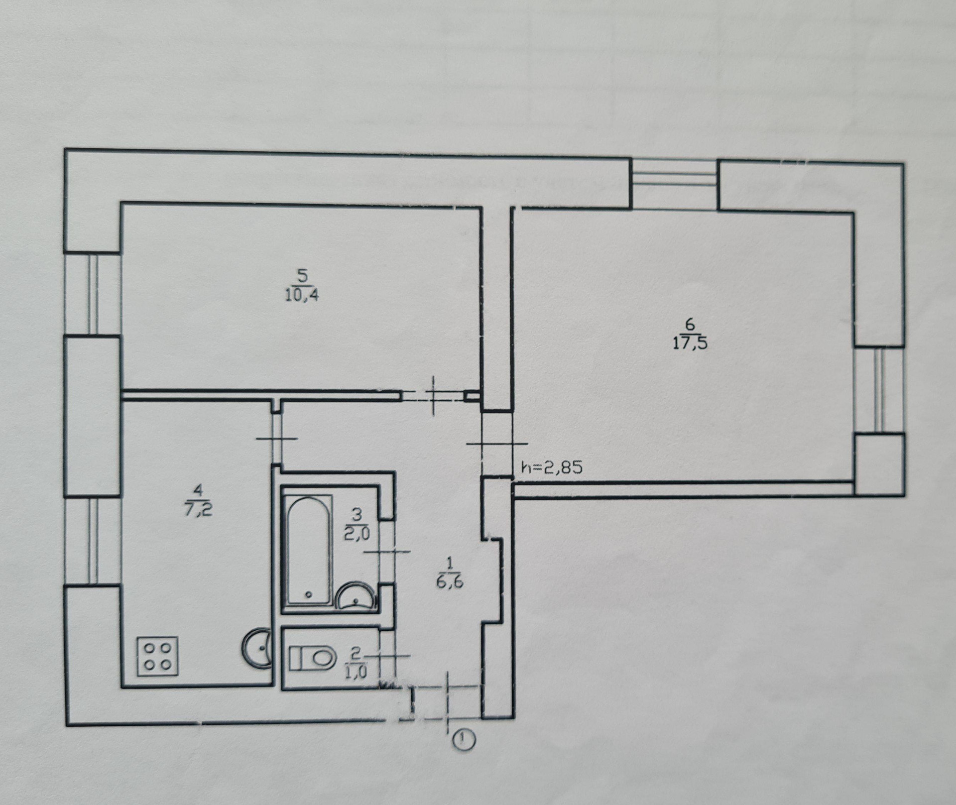 Купить 2-комнатную квартиру, 44.7 м² по адресу Удмуртская Республика, Глазов,  Школьная улица, 5/9, 1 этаж за 1 630 000 руб. в Домклик — поиск, проверка,  безопасная сделка с жильем в офисе Сбербанка.