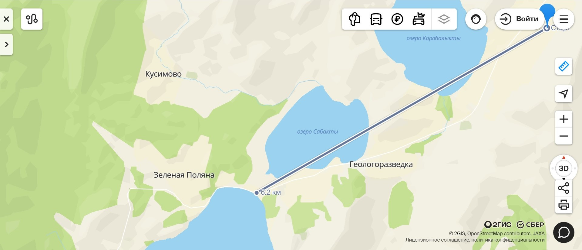 Ташбулатово Абзелиловский район на карте