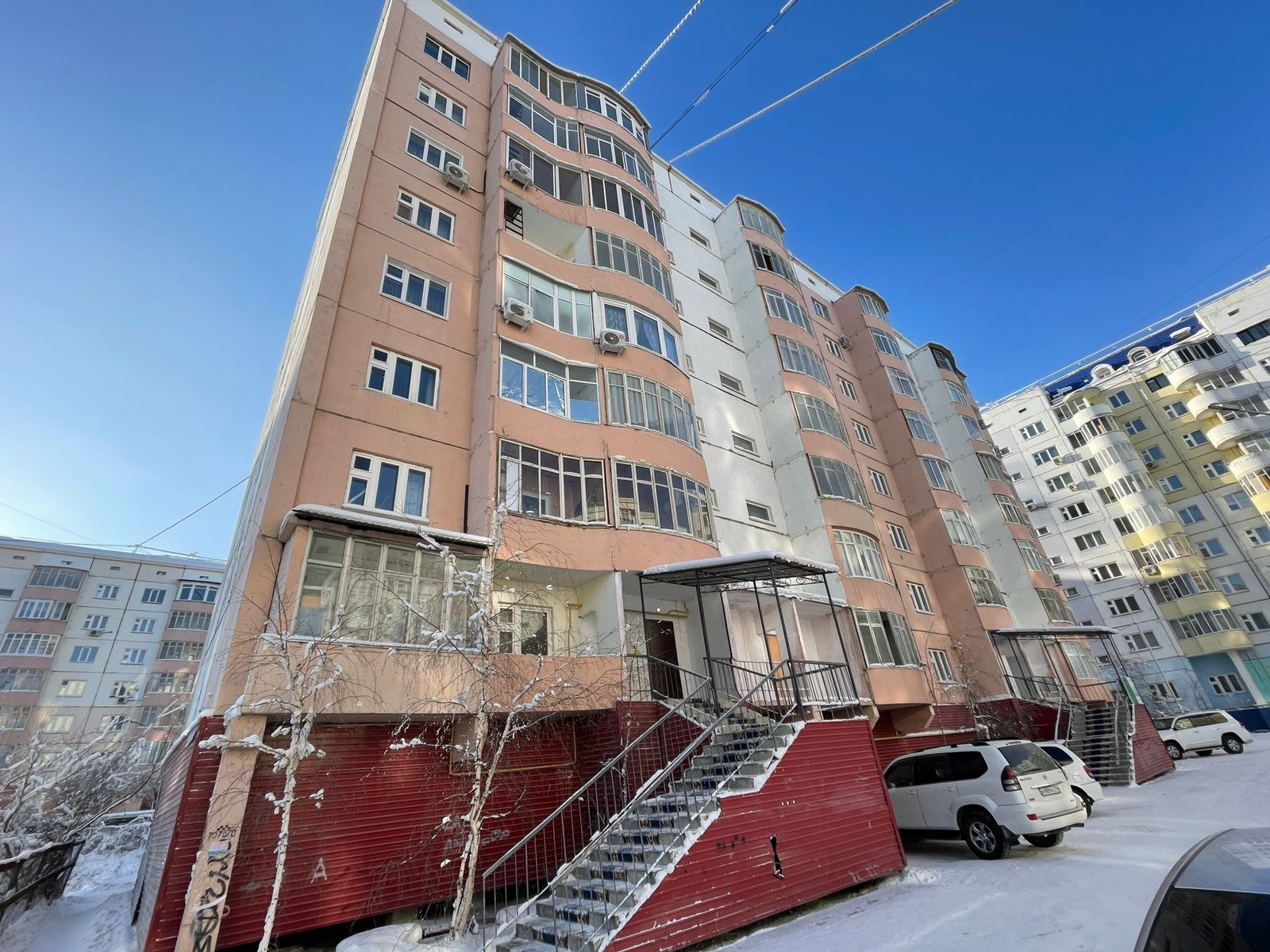 Купить 2-комнатную квартиру, 61.3 м² по адресу Республика Саха (Якутия),  Якутск, улица Пояркова, 19/1, 3 этаж за 8 400 000 руб. в Домклик — поиск,  проверка, безопасная сделка с жильем в офисе Сбербанка.