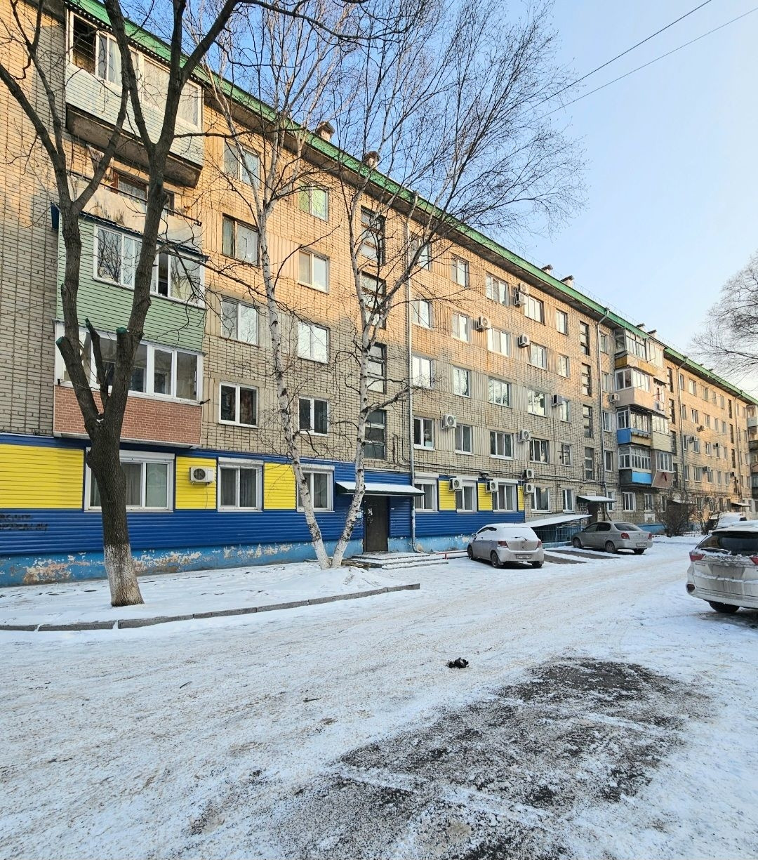 Купить 2-комнатную квартиру, 44 м² по адресу Приморский край, Уссурийск,  проспект Блюхера, 1В, 1 этаж за 4 150 000 руб. в Домклик — поиск, проверка,  безопасная сделка с жильем в офисе Сбербанка.